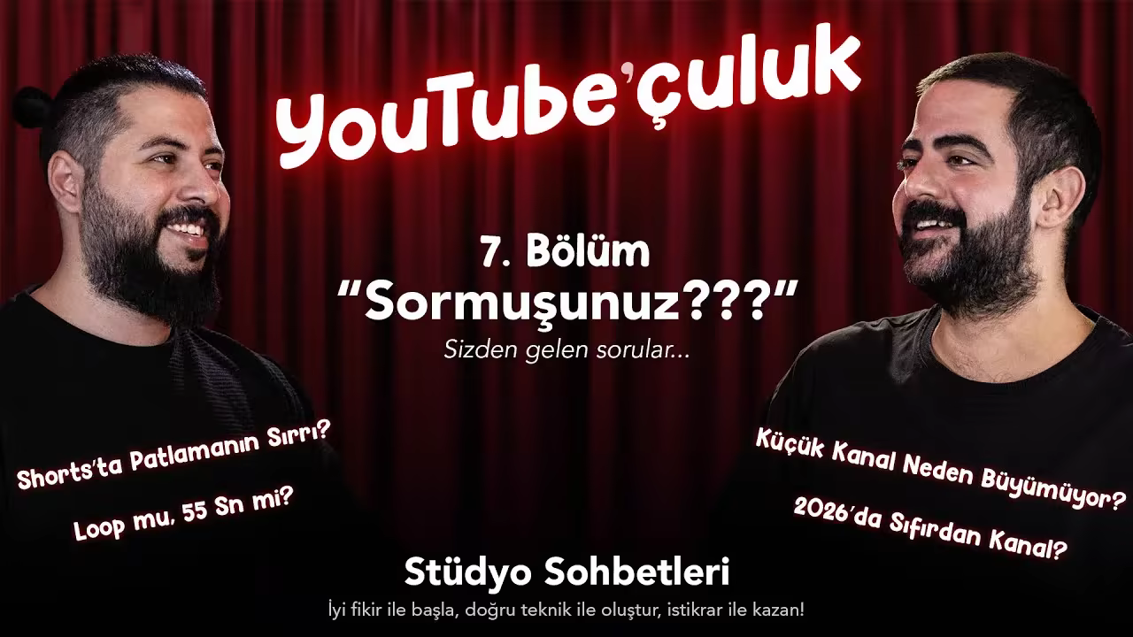 Why Aren't Small Channels Growing? Hook, Loop & CTA Strategies | YouTube'çuluk Ep. 7