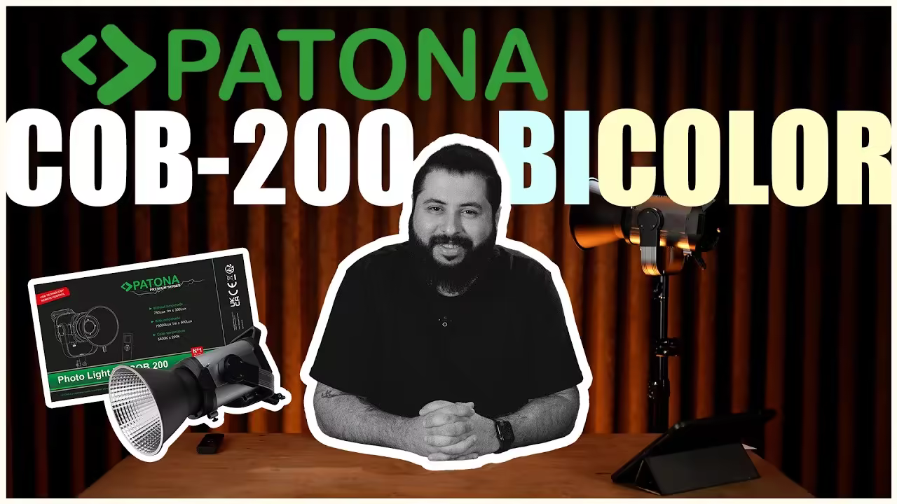 Patona Premium COB 200 Bi-Color Studio Light