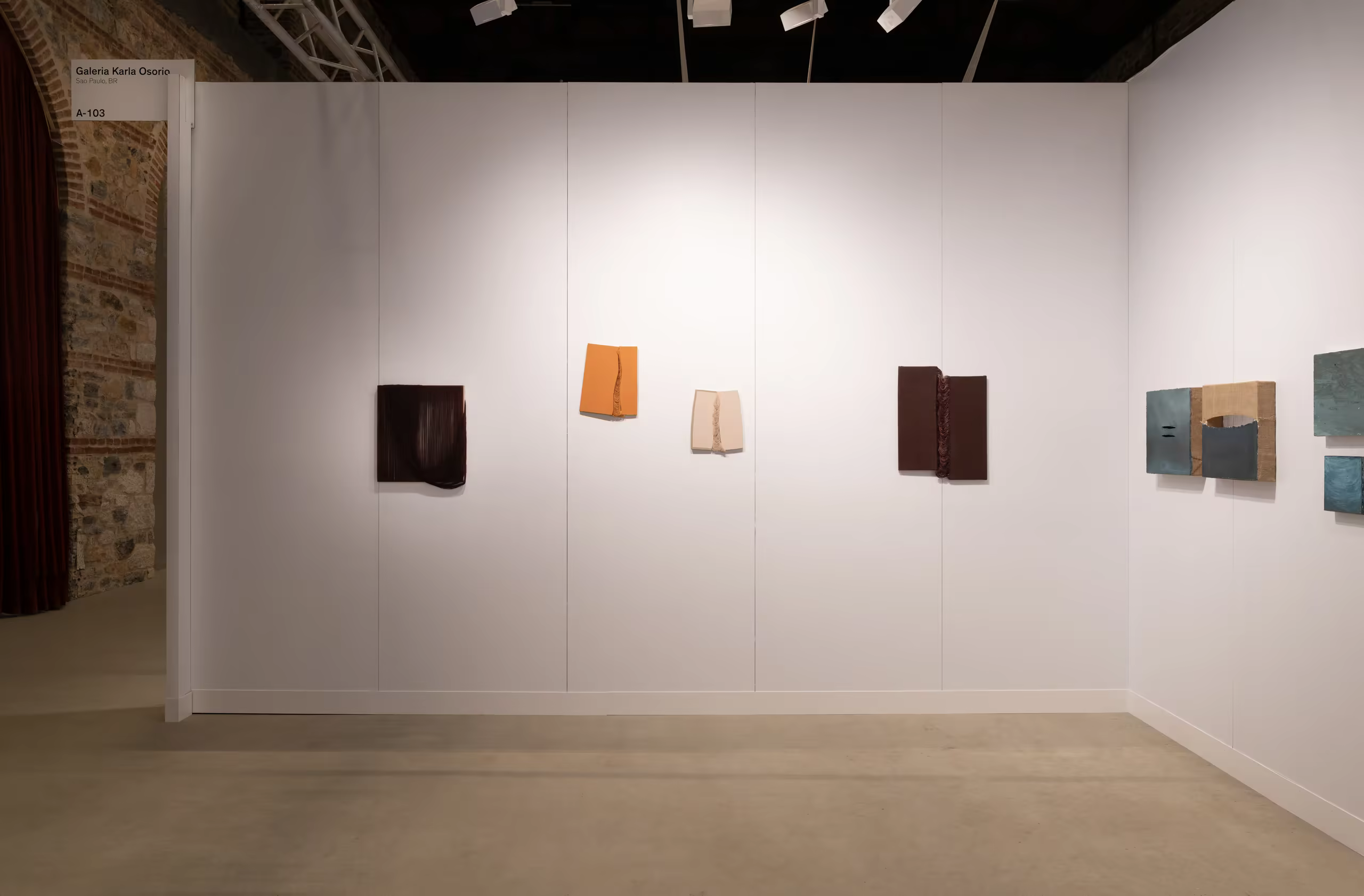 Left Wall - Linen Deconstruction & Tactile Fiber Works